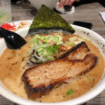 Nikka Ramen - Tonkotsu Black Ramen w pork belly! - Ramen Near Me - Goleta, California