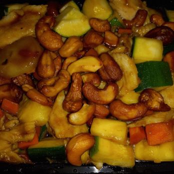 Great China Restaurant - Cashew chicken. Also rice and choice of soup with Chinese noodles. - Chinese Near Me - Albuquerque, New Mexico
