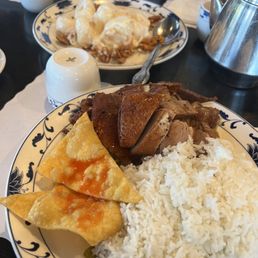 Roasted Duck Over Steam Rice
