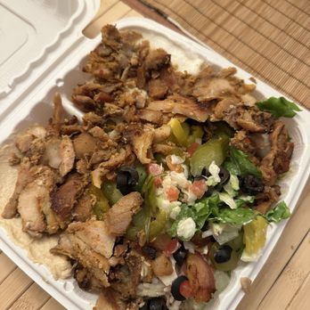 ACHILLES - Chicken Shawarma Plate - Mediterranean Near Me - Santa Clara, California