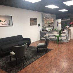 The Botanical Shoppe - View from inside our location in the Colonnade Shopping Center