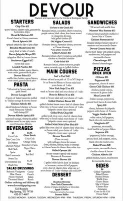 Menu photo 7 Devour Big Spring, TX