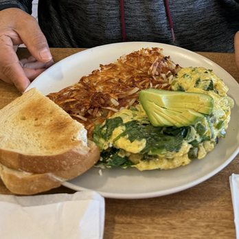 AM Goodness Cafe - Green omelette - Cafes Near Me - Vista, California