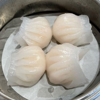 Tim Ho Wan - S6. Steamed Shrimp Dumplings (HAR Gow) - Dim Sum Near Me - Irvine, California
