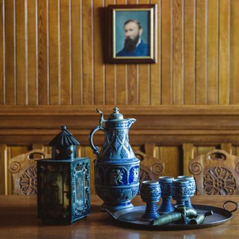 Inglenook - A beautiful display of objects - an exhibit at Inglenook. Photo by Zoe Larkin. - Wineries Near Me - Rutherford, California