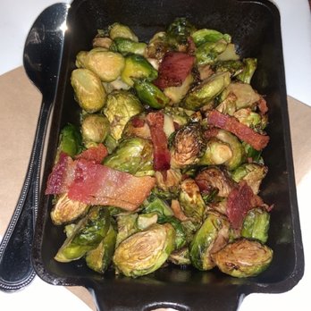 Seasons 52 - Caramelized brussel sprouts Apple wood smoked bacon in a 15 year old balsamic - Wine Bars Near Me - Cherry Hill, New Jersey Seasons 52 - Caramelized brussel sprouts Apple wood smoked bacon in a 15 year old balsamic - Wine Bars Near Me - Cherry Hill, New Jersey