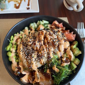 Noodle Kitchen - SALMON POKE - Pan Asian Near Me - Milford, New Hampshire