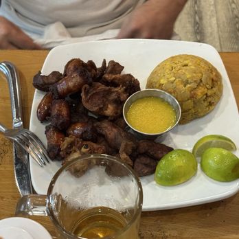 Chimiking Restaurant - Alafaya - Pork with mofungo. - Dominican Near Me - Orlando, Florida Chimiking Restaurant - Alafaya - Pork with mofungo. - Dominican Near Me - Orlando, Florida