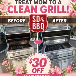 San Diego BBQ Cleaners - Mother's Day Grill Cleaning Special - $30 OFF