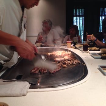Teppan Edo - Chef Nagatoshi at hard work - Japanese Near Me - Lake Buena Vista, Florida