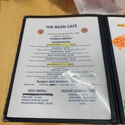 The Bean Cafe - Menu