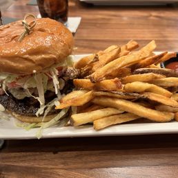 Black & Bleu Bison* & fries