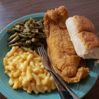 Flat Rock Grocery - a plate of fried fish, macaroni and cheese - Grocery Near Me - Mc Kenney, Virginia Flat Rock Grocery - a plate of fried fish, macaroni and cheese - Grocery Near Me - Mc Kenney, Virginia