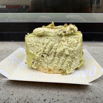 Oasis Cafe - PISTACHIO Mousse Cake - Bakeries Near Me - New York, New York Oasis Cafe - PISTACHIO Mousse Cake - Bakeries Near Me - New York, New York