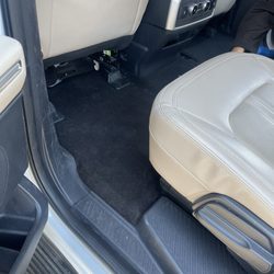 Hertz Rent A Car - Before. $300 to vacuum this up.