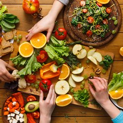 On Nutrition - Prepare and eat meals together to promote wellbeing.