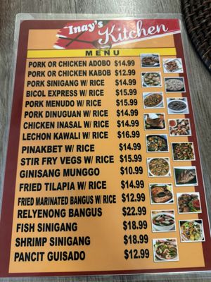 Menu photo 2 Inay’s Kitchen Filipino Restaurant Ocoee, FL