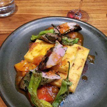 Donato & Co - Pork tenderloin entree with polenta. - Italian Near Me - Berkeley, California