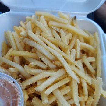Norm's Soda Fountain - How 1 large fries would look. It comes with a lot! - American Near Me - Kalispell, Montana