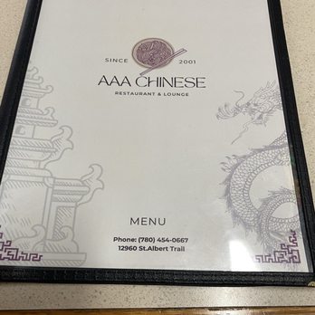 AAA Chinese Restaurant & Lounge - The menu - Chinese Near Me - Edmonton, Alberta AAA Chinese Restaurant & Lounge - The menu - Chinese Near Me - Edmonton, Alberta