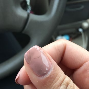 Lynn Nails - This is the second day and it is already cracking. The lady put hella thick layer of nail polish. Smh. It always end up cracking - Nail Salons Near Me - San Leandro, California