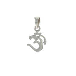 Alberto Bijoux - Sterling silver ohm pendant