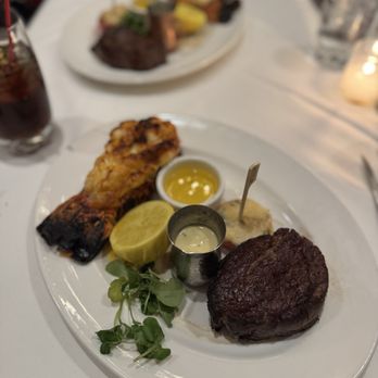 Chicago Cut Steakhouse - Surf & Turf 8oz filet and lobster tail - Steakhouses Near Me - Chicago, Illinois Chicago Cut Steakhouse - Surf & Turf 8oz filet and lobster tail - Steakhouses Near Me - Chicago, Illinois