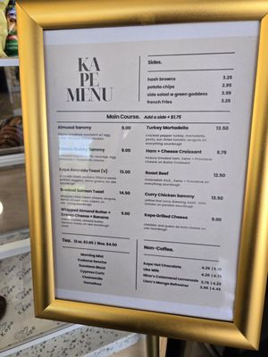 Menu photo 3 Kape Roasters Laguna Niguel, CA