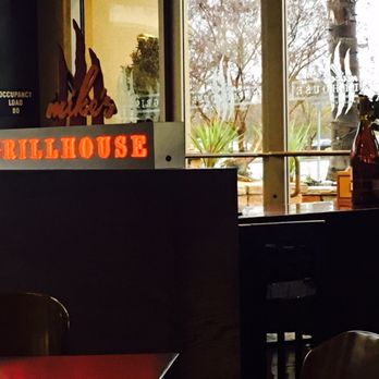 Mike's Grillhouse - View from inside - American Near Me - Modesto, California Mike's Grillhouse - View from inside - American Near Me - Modesto, California