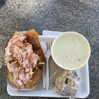 Boston Chowda - Cold Maine Lobster Salad Roll Special - Seafood Near Me - Boston, Massachusetts Boston Chowda - Cold Maine Lobster Salad Roll Special - Seafood Near Me - Boston, Massachusetts