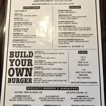Left Bank Burger Bar - Menu - Burgers Near Me - Jersey City, New Jersey