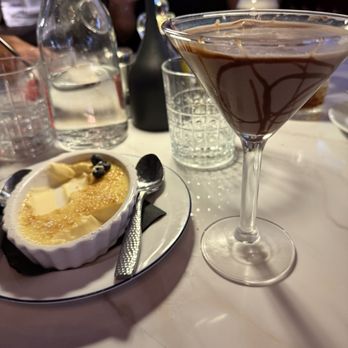 Destino Ristorante - Chocolate martini and crème brûlée - Italian Near Me - Gurnee, Illinois