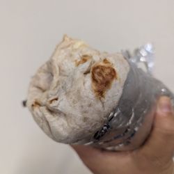 El Farolito - Super lengua burrito, wrap char