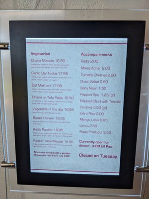 Menu photo 7 That Indian Place Koloa, HI