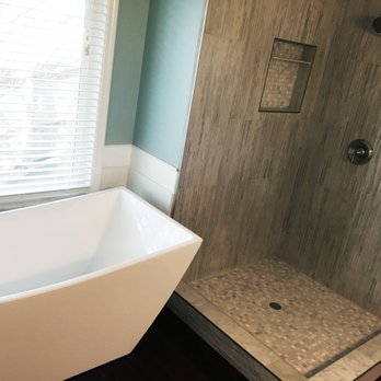 Bauer Tile and Stone - a bathtub and shower - General Contractors Near Me - Paso Robles, California Bauer Tile and Stone - a bathtub and shower - General Contractors Near Me - Paso Robles, California