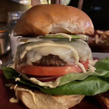 American Beauty Bistro - These burgers have height! - New American Near Me - Massapequa, New York