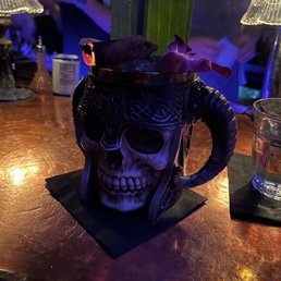 First drink of the night!