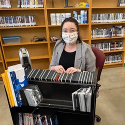 Converse Public Library - Hard at work during Covid