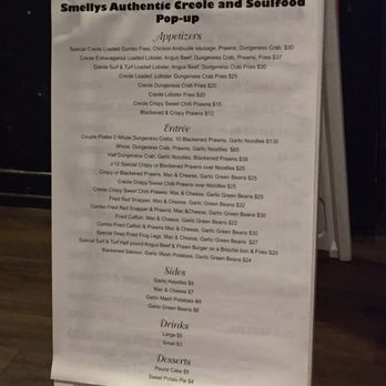 Chef Smelly's - Menu on April 7, 2017 - Cajun/Creole Near Me - Oakland, California Chef Smelly's - Menu on April 7, 2017 - Cajun/Creole Near Me - Oakland, California