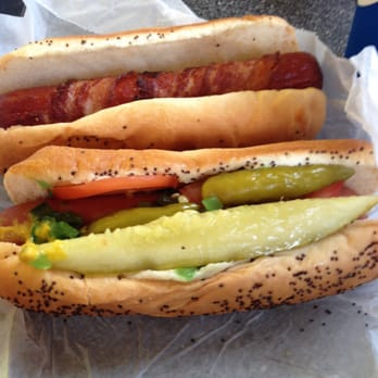 Trolley Dogs - Chicago and bacon dog - Hot Dogs Near Me - Kenosha, Wisconsin