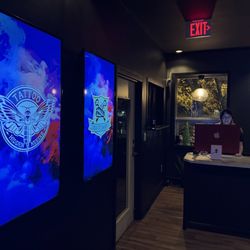 The Exit Games - Lobby of Exit Games location with the tattoo room and the college escape room