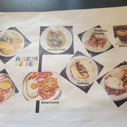 Sunday brunch menu