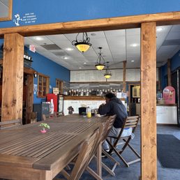 Inside the restaurant