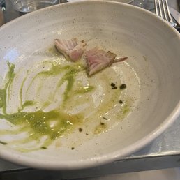 What I tasted to be raw / undercooked fish