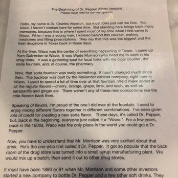 Dr Pepper Museum - A little history about the maker - Museums Near Me - Waco, Texas Dr Pepper Museum - A little history about the maker - Museums Near Me - Waco, Texas