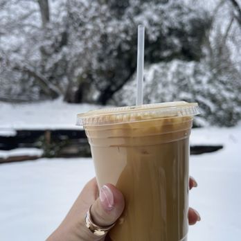 Wilshire's Apple Shed - Vanilla iced latte with oat milk, perfect! - Coffee & Tea Near Me - Yucaipa, California Wilshire's Apple Shed - Vanilla iced latte with oat milk, perfect! - Coffee & Tea Near Me - Yucaipa, California