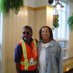 Cape Air Charter - MVY employee Milton Britton with Smokey Robinson!