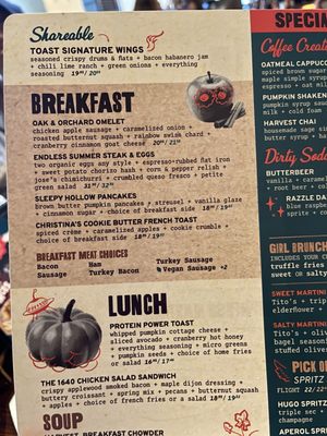 Menu photo 1 Toast Coffee + Kitchen Ronkonkoma, NY Menu photo 1 Toast Coffee + Kitchen Ronkonkoma, NY