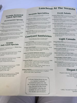 Menu photo 3 The Veranda Fort Myers, FL Menu photo 3 The Veranda Fort Myers, FL