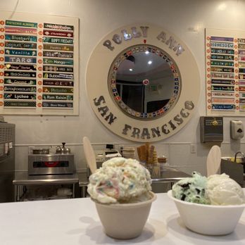 Photo of Polly Ann Ice Cream - San Francisco, CA, United States. Menu, flavors